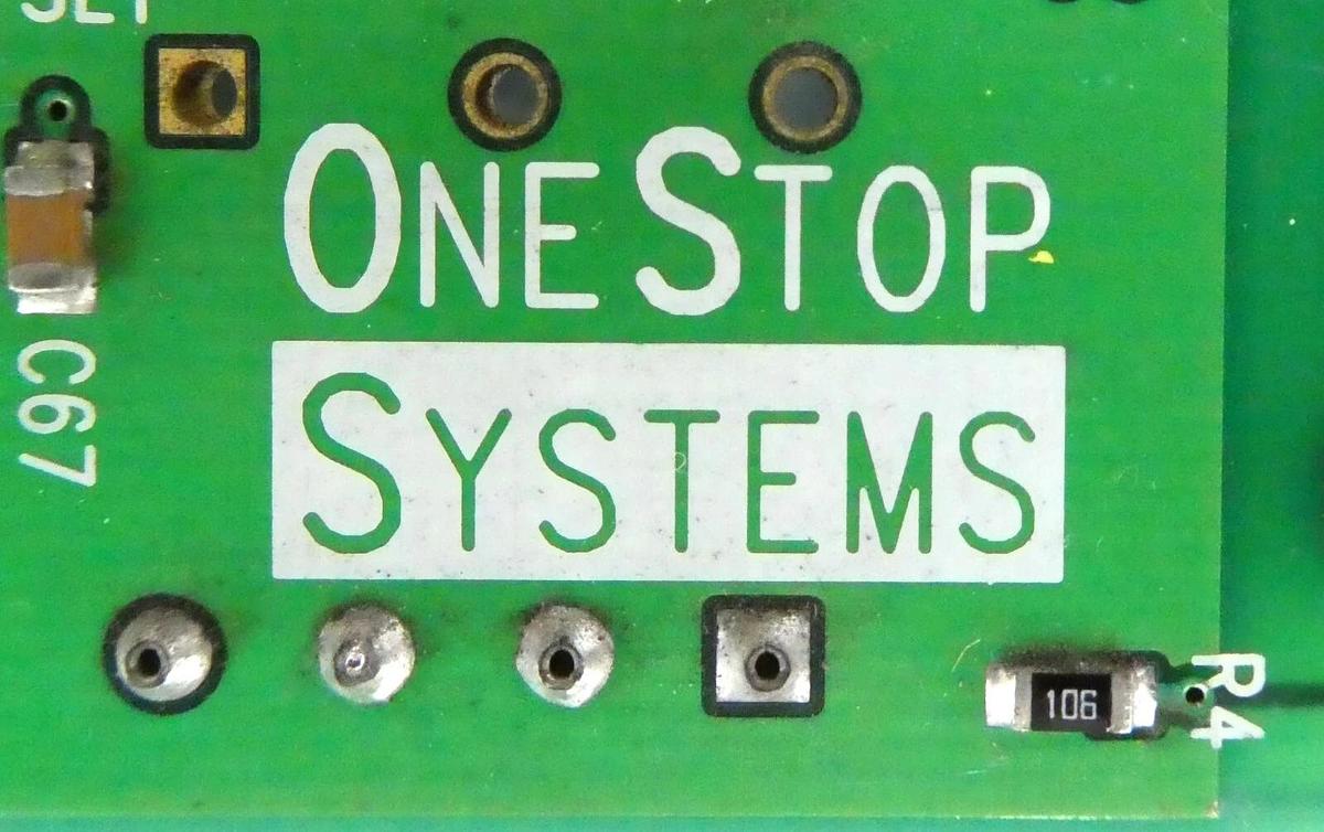 Used OSS One Stop Systems OSS-BP-3U-8 Backplane PCB Board Working Surplus