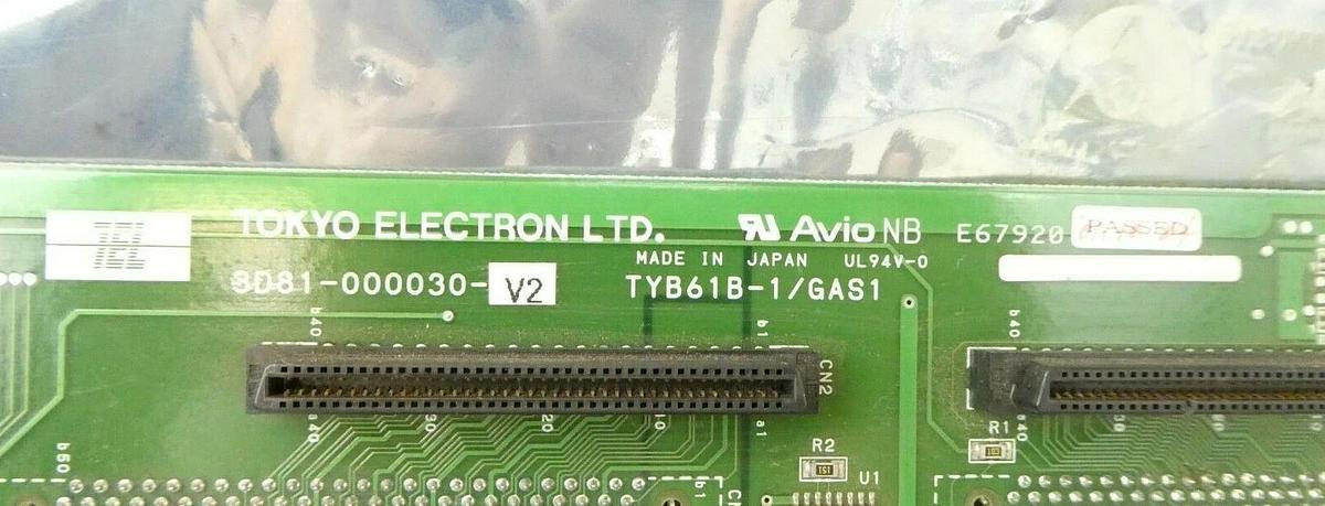 Used TEL Tokyo Electron 3D81-000030-V2 Interface PCB TYB61B-1/GAS1 Telius Working