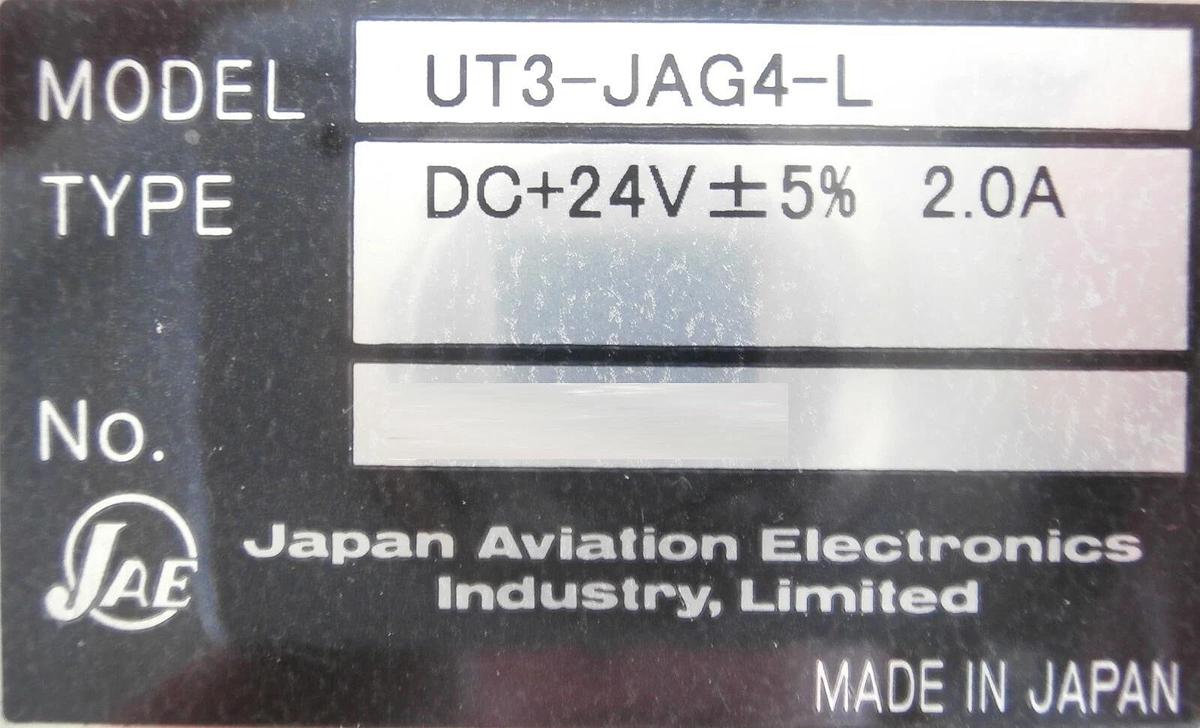 Used JAE Japan Aviation Electronics UT3-JAG4-L 15" Touch Panel Monitor & Frame Spare