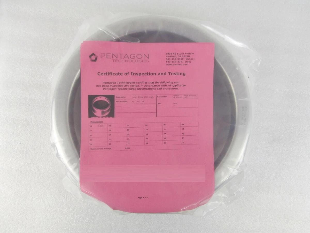 Refurbished AMAT Applied Materials 0021-20788 Lower Shield ESC Micron 811-02327R Refurbished