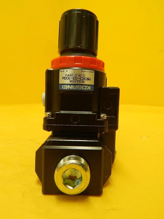 Used Koganei R300M6AS3-306W Manual Regulator 6-Port Manifold MR303-02-306W Used