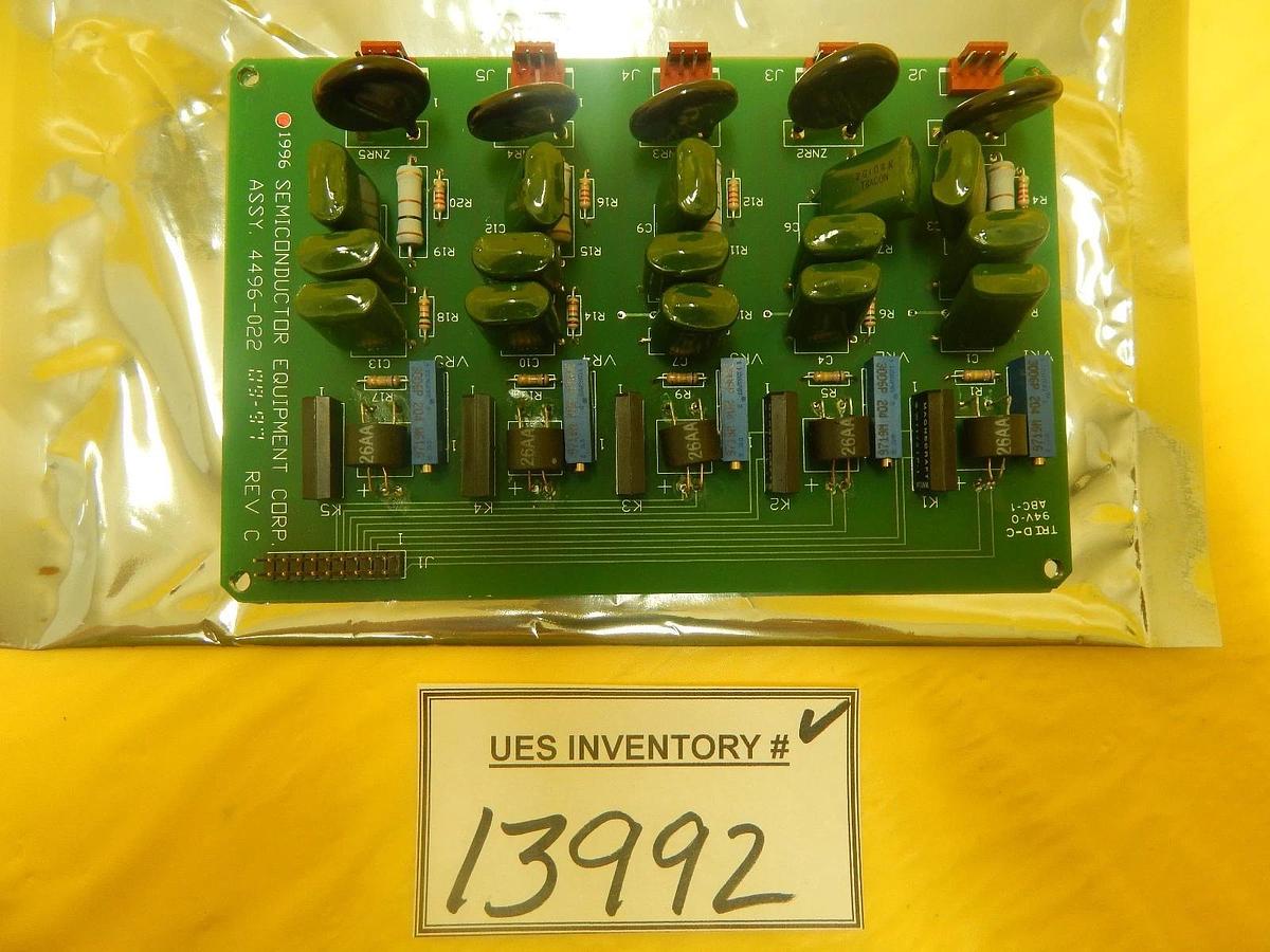 Used Semiconductor Equipment Corp 4496-022 Resistor PCB Board 410 Bonder Used Working