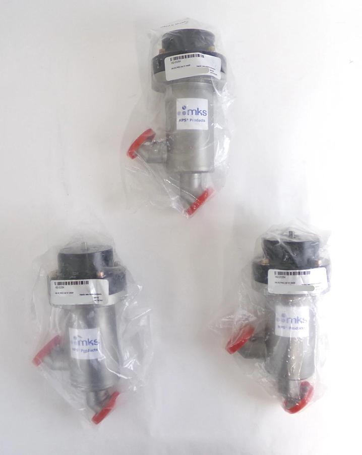MKS Instruments 162-0025K UHV Angle Valve Lot of 5 New Surplus