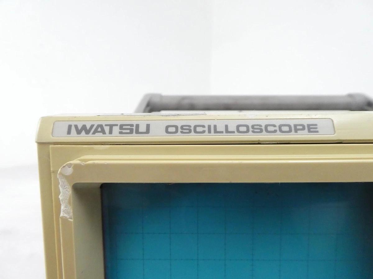 Used Iwatsu Electric SS-7811 100MHz Analog Oscilloscope Working Spare