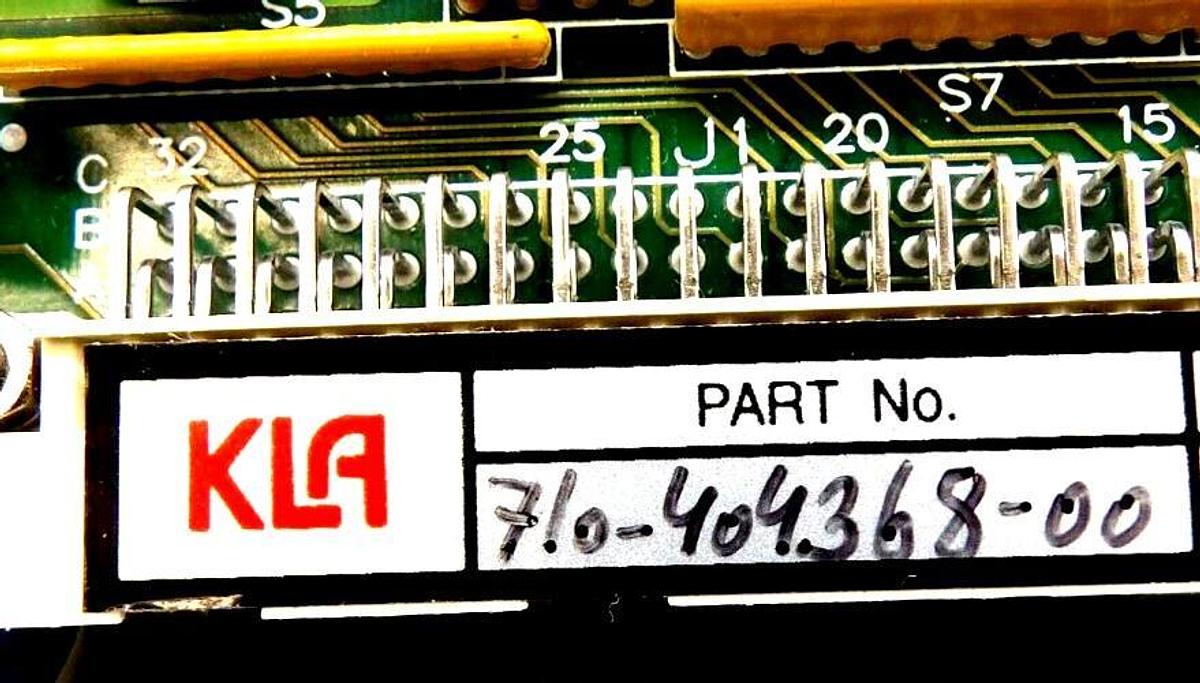 Used KLA-Tencor 073-404369-00 ALIB PCB 710-404368-00 5100 200mm Working Surplus