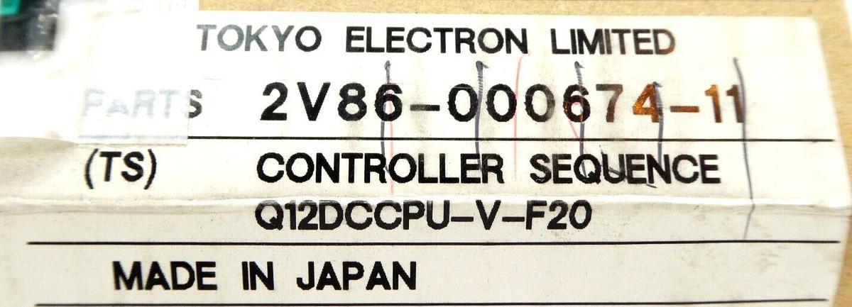 Mitsubishi Q12DCCPU-V-F20 Sequence Controller TEL 2V86-000674-11 New Surplus