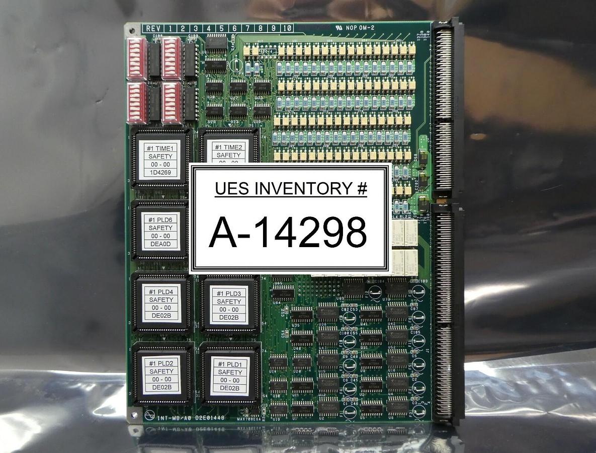 Used Kokusai Electric D2E01448 B #1 TIME/PLD Processor PCB Card INT-MB SAFETY Working