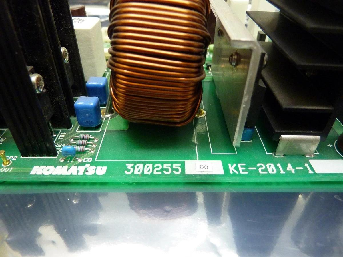 Used Komatsu Electronics 30025500 KE-2014-1 Power Supply Board PCB Used Working