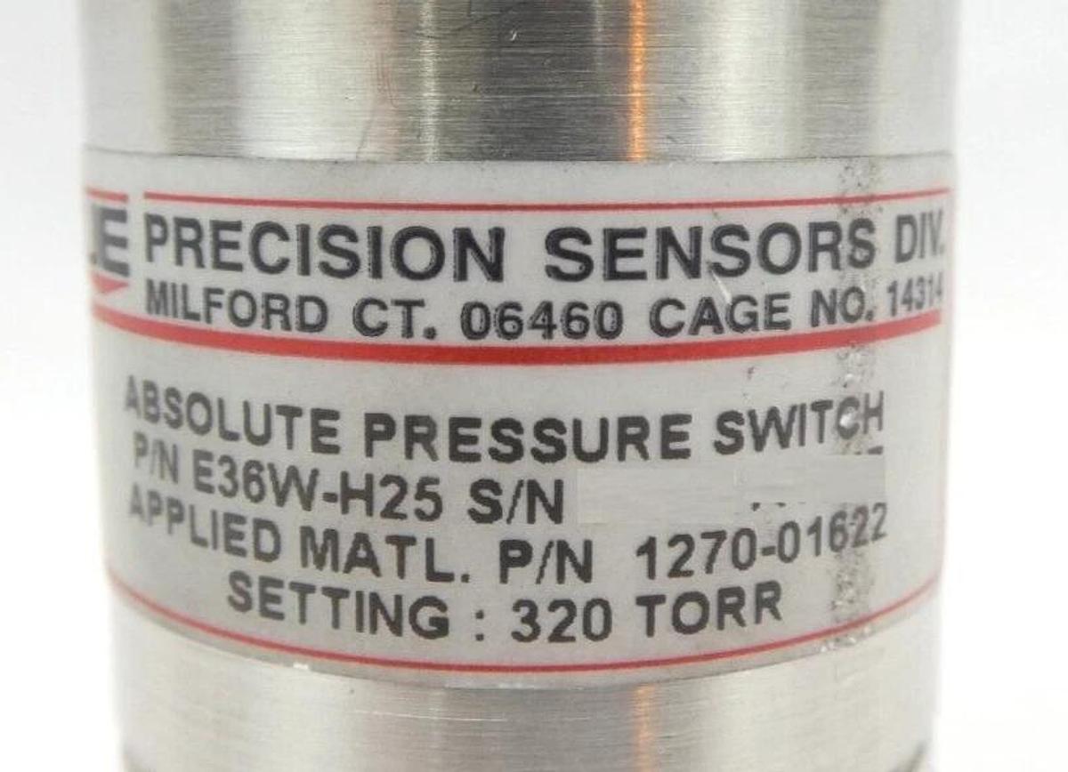Used UE Precision Sensors Pressure Switch Lot of 5 E36W-L33 E17W-H52 E36W-H25 Spare