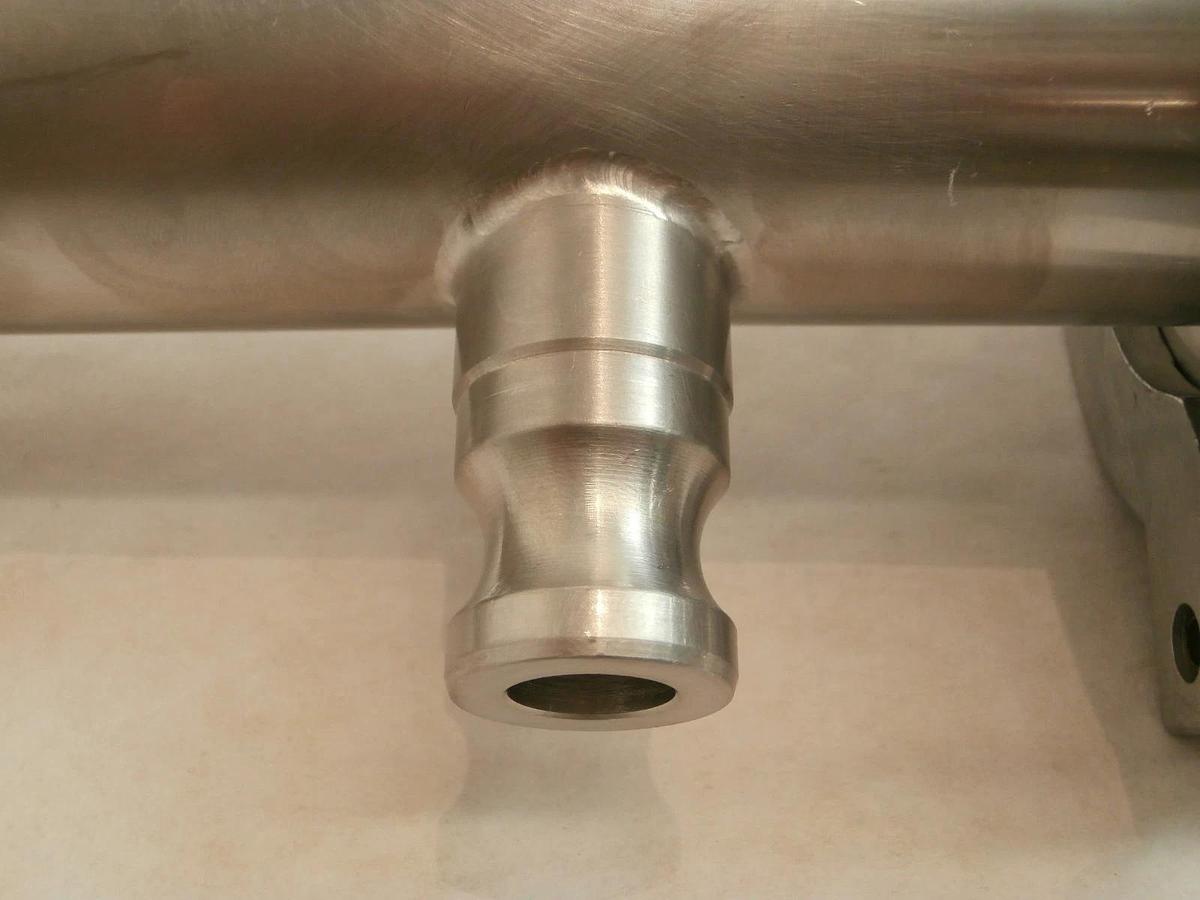 Used KoMiCo Technology 633000138 CU 3 Port 5 Hole Mist Trap Copper Exposed Used