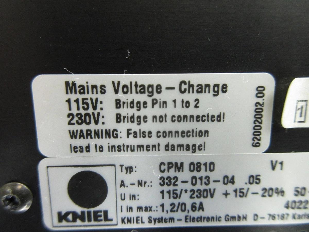 Used Kniel System-Electronic 332-013-04 .05 Power Supply Card PCB 4022.436.48921 Used