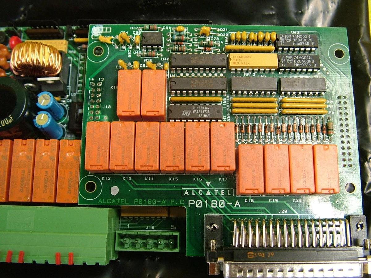 Used Alcatel Adixen P0176-D Turbomolecular Pump Control Board PCB P0180-A Working