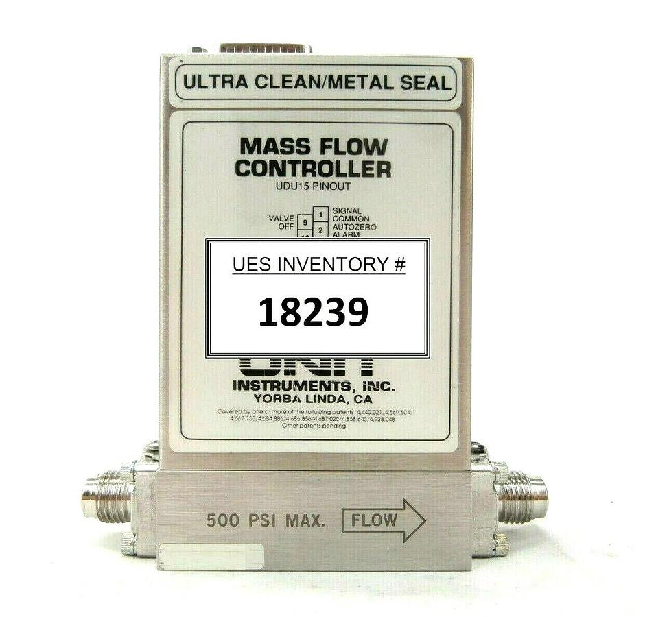 Used UNIT Instruments UFC-8160 Mass Flow Controller MFC 200 SCCM N2 Working Spare