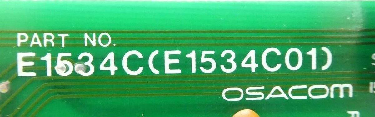 Used Osacom E1534C Pulse Control PCB E1534C01 Varian V82-810019 Working Surplus