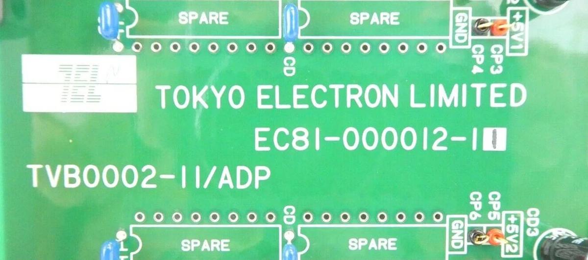 Used TEL Tokyo Electron EC81-000012-11 PCB Card TVB0002-11/ADP Working Surplus