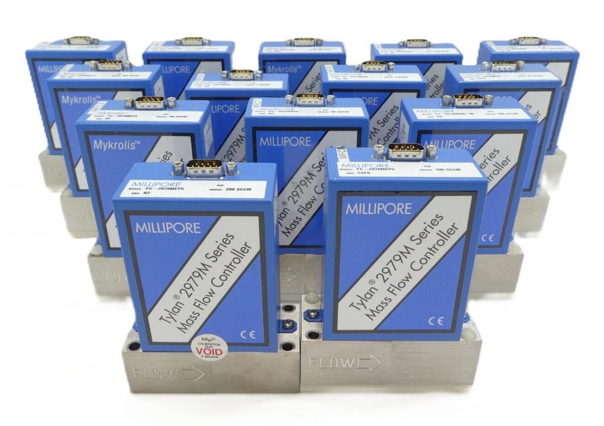 Used Millipore Mykrolis FC-2979MEP5 Mass Flow Controller MFC Reseller Lot of 14 Spare