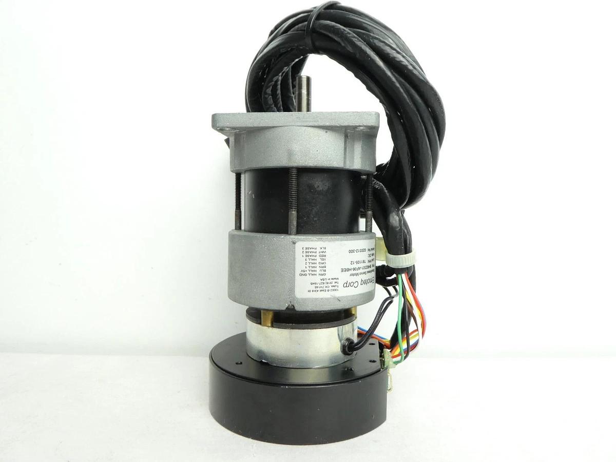 Used Emoteq BH02301-AF06-HBEE Brushless Servo Motor ASM T61105-12 Used Working
