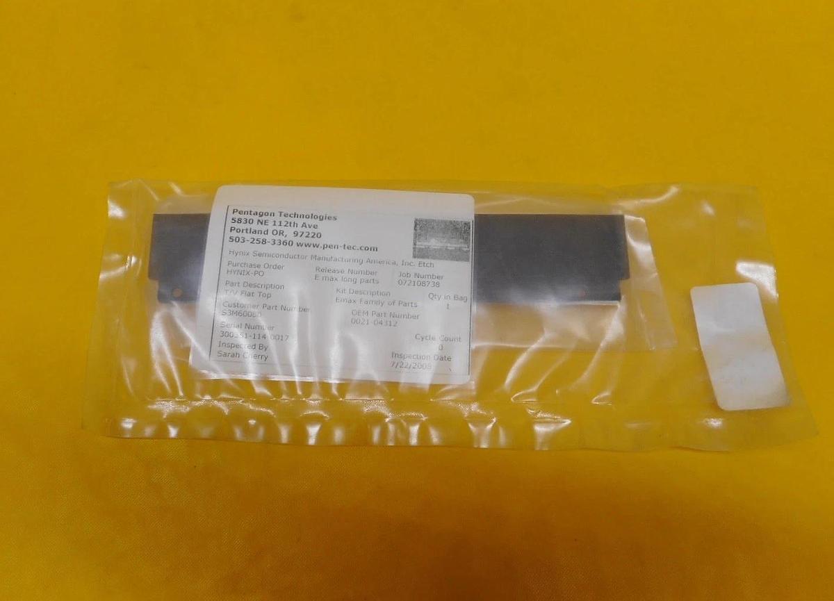 Used AMAT Applied Materials 0021-04312 Throttle Valve Flat Top Used Working