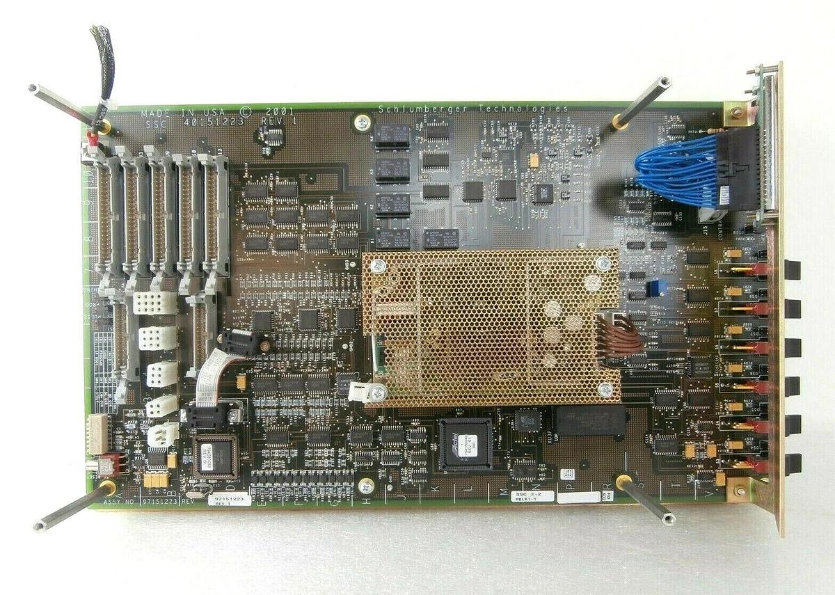 Used Schlumberger Technologies 97151223 SSC PCB Board Assembly MBLK1-1 40151223 Spare