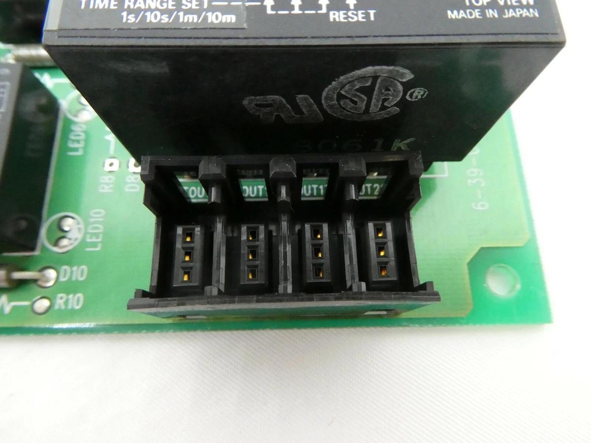 Used TEL Tokyo Electron 6-39-01843 Timer Board PCB KE-SUP2-EXHALM Working Surplus