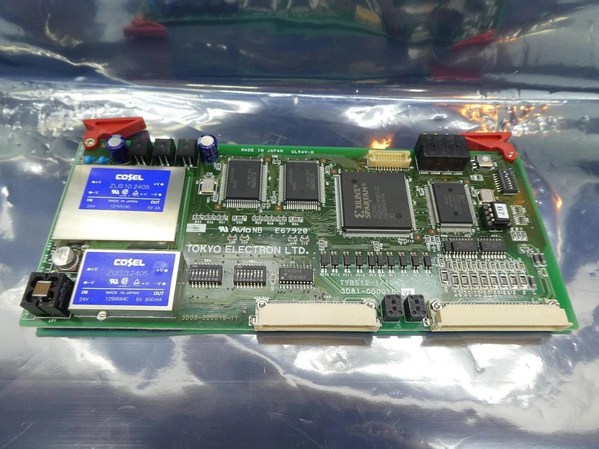 Used TEL Tokyo Electron 3D81-000018-V2 Power Supply PCB Card TYB512-1/IOMT Working