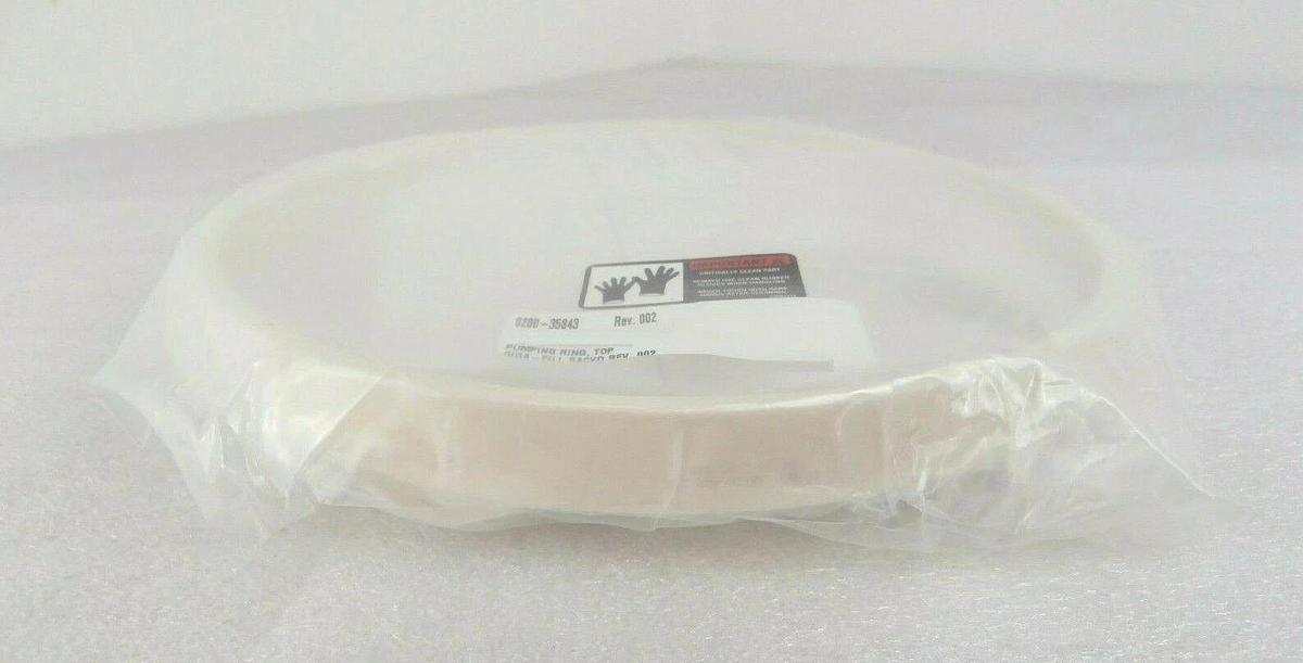 Refurbished AMAT Applied Materials 0200-35843 SAC Ceramic Top Pumping Ring Refurbished