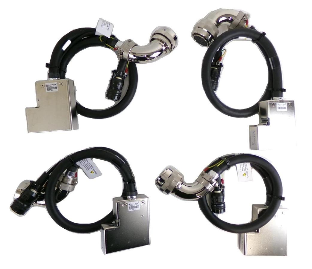 Used STP Edwards B752-04-030 Turbomolecular Pump Control Cable 1M Lot of 4 Working