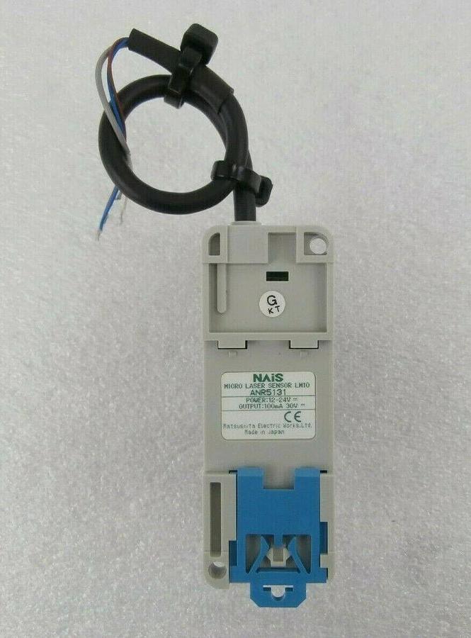 Used Matsushita LM10 Series NAiS Micro Laser Controller ANR5131 & Sensor ANR11501 Set