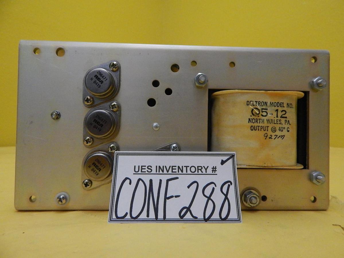 Deltron Q5-12.0 Linear DC Power Supply MRC Materials Research 1010210 New
