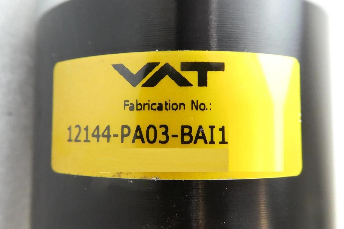 Used VAT 12144-PA03-BAI1 Manual Operation Vacuum Gate Valve Series 121 Working