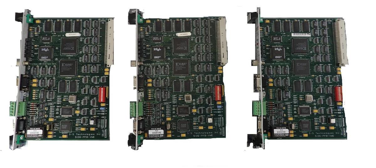 Used S-S Technologies 5136-PFB-VME Direct Link Interface PCB Card Lot of 3 Working