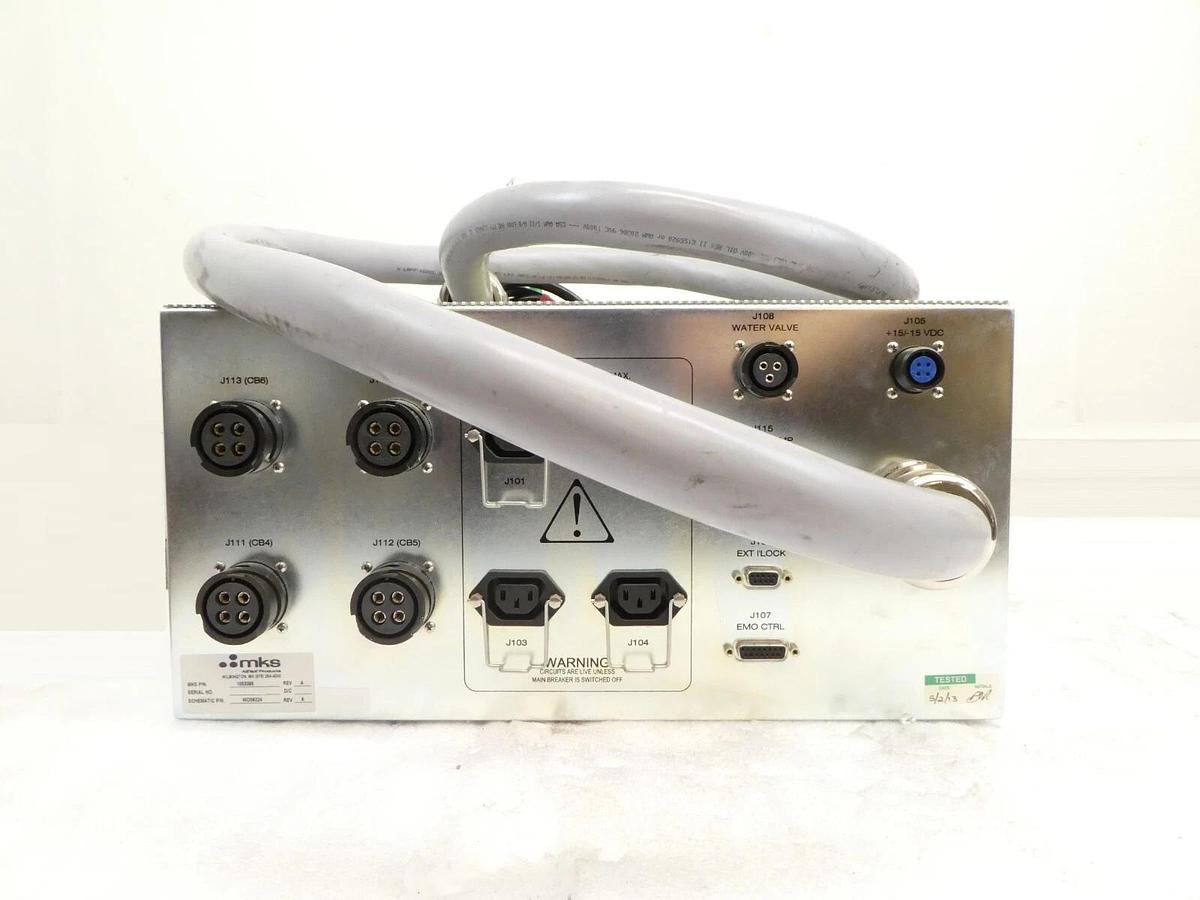 Used MKS Instruments 1053395 Ozone System Power Distribution AX8585 ASTeX Working