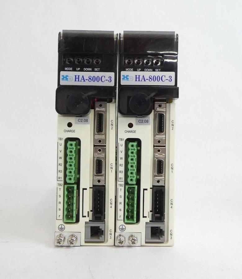 Used Harmonic Drive Systems 9800302138 Servo Drive HA-800C-3D-200 Lot of 6 Working