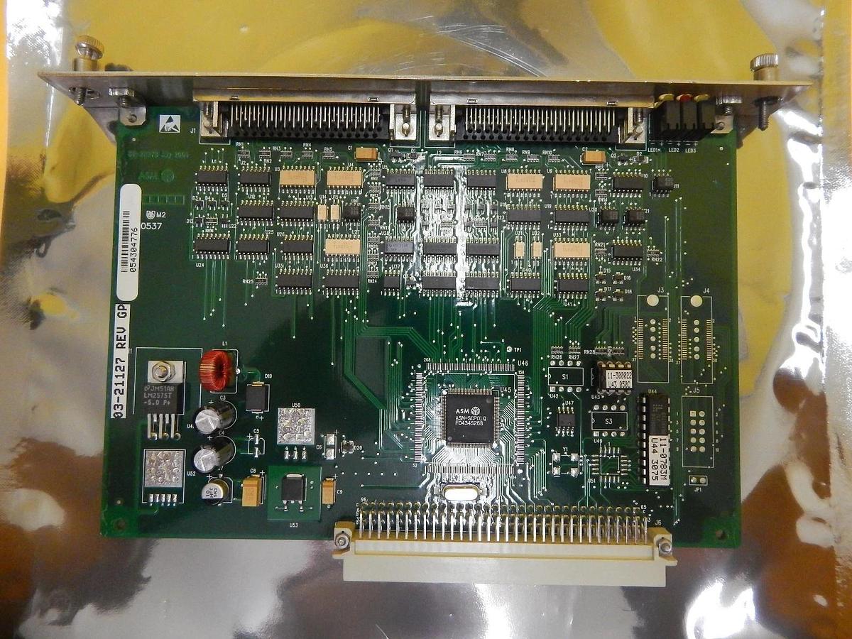 Used ASM Advanced Semiconductor Materials 03-21127 PCB Card 02-15467-01 Used Working