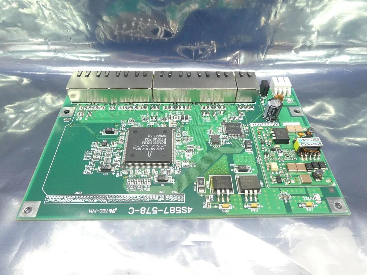 Used Nikon 4S587-578-C 9-Port Network PCB NSR FX-601F FPD Lithography System Working