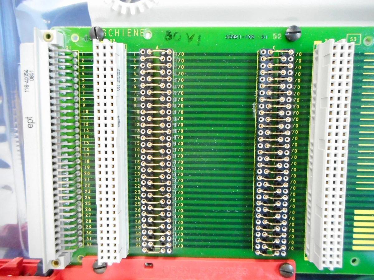Used Schroff 33021-102 VME Systembus J1 PCB Card E11035551 Untested AS-IS