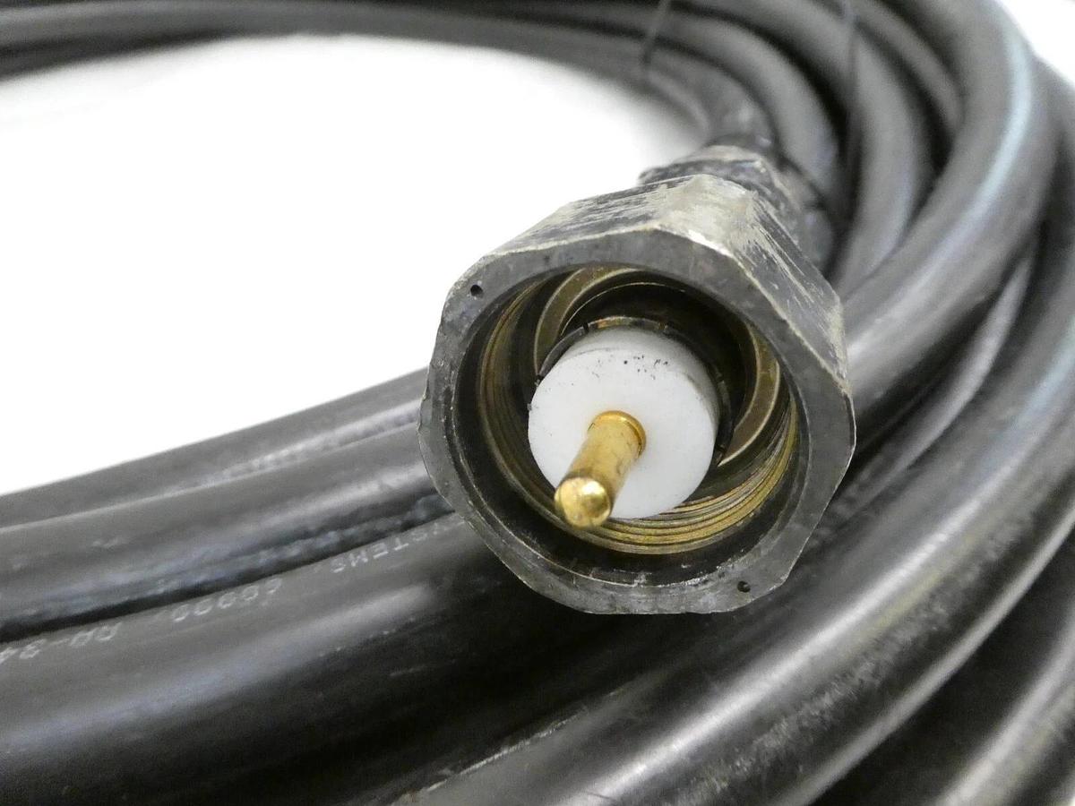 Used Microwave Systems M17/79-RG218 RF Coaxial Cable RF Working Surplus