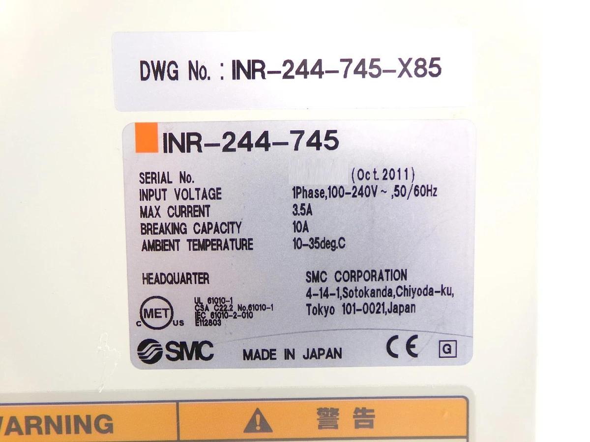 Used SMC INR-244-745 Water-Cooled Thermoelectric Bath THERMO-CON Spare Surplus