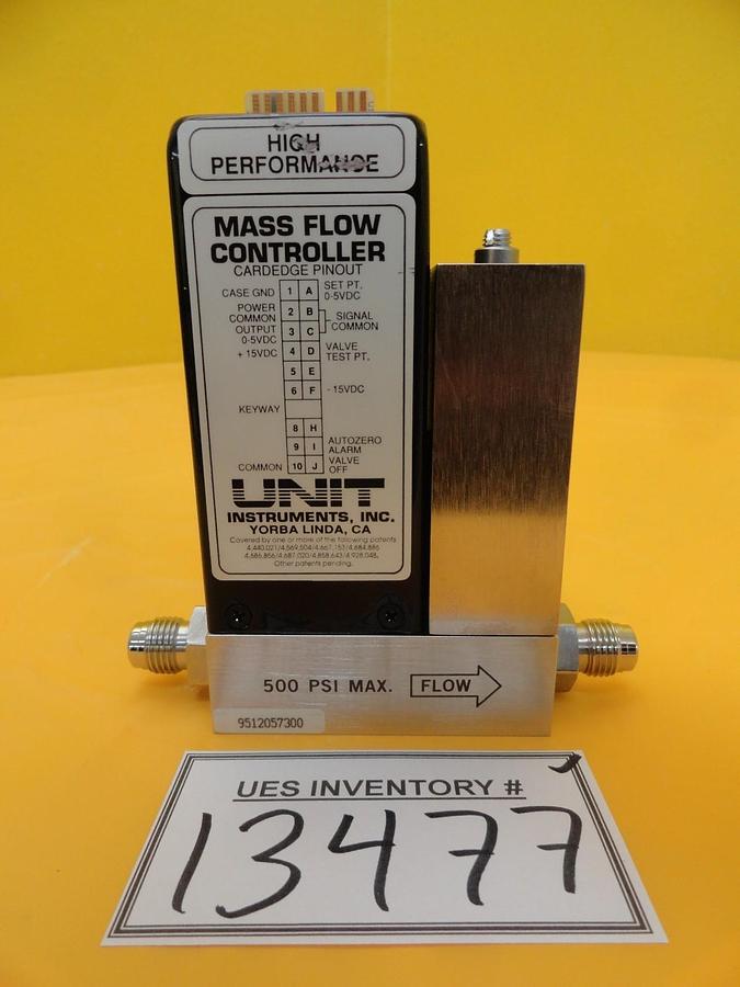 Used UNIT Instruments UFC-1100 Mass Flow Controller 5 SLM NH3 Used Working