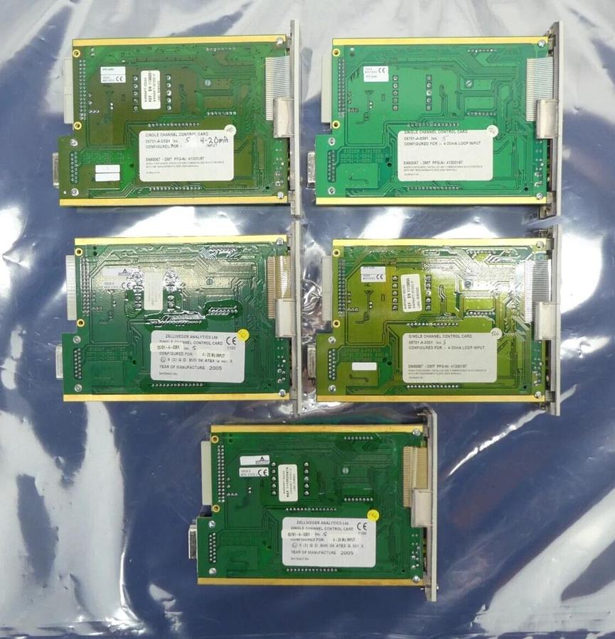 Used Sieger Limited 05701-A-0301 Single Channel Control PCB Card Lot of 5 Working