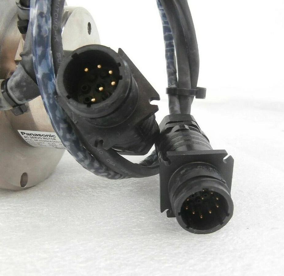 Used Panasonic MFA090HA5NSC AC Servo Motor TEL 5086-403306-12 Lithius COAT Working