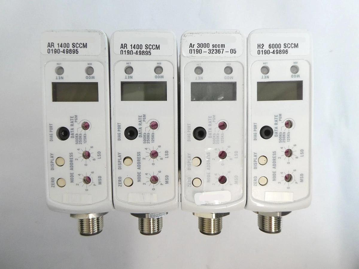 Used Brooks GF125C Mass Flow Controller MFC GF125CXXC Lot of 11 Working Surplus