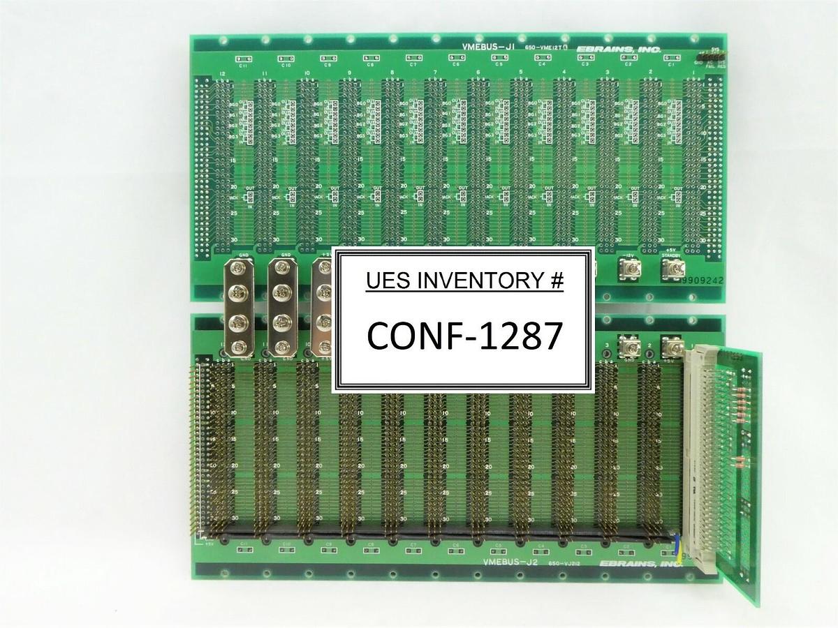 Used EBRAINS 650-VME12T Backplane Board PCB 650-VJ212 JEOL JWS-2000 SEM Working Spare