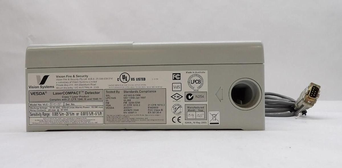 Used Vison Systems VLC-505 LaserCOMPACT Detector Module System Working Surplus