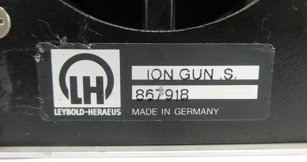 Used Leybold-Heraeus 867 918 Ion Gun Power Supply Untested Spare