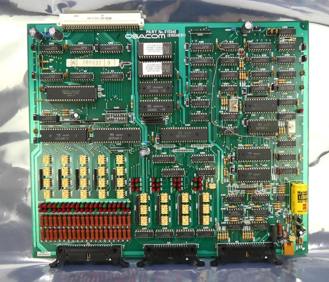 Used Osacom E1534E Elevator CPU PCB Board Assembly E1534E01 Working Surplus