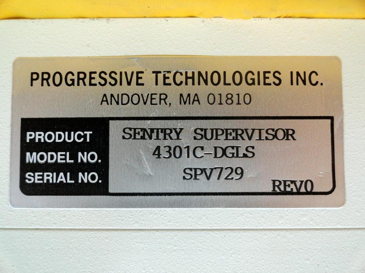 Used PTI Progressive Technologies 4301C-DGLS Controller Sentry Supervisor Working