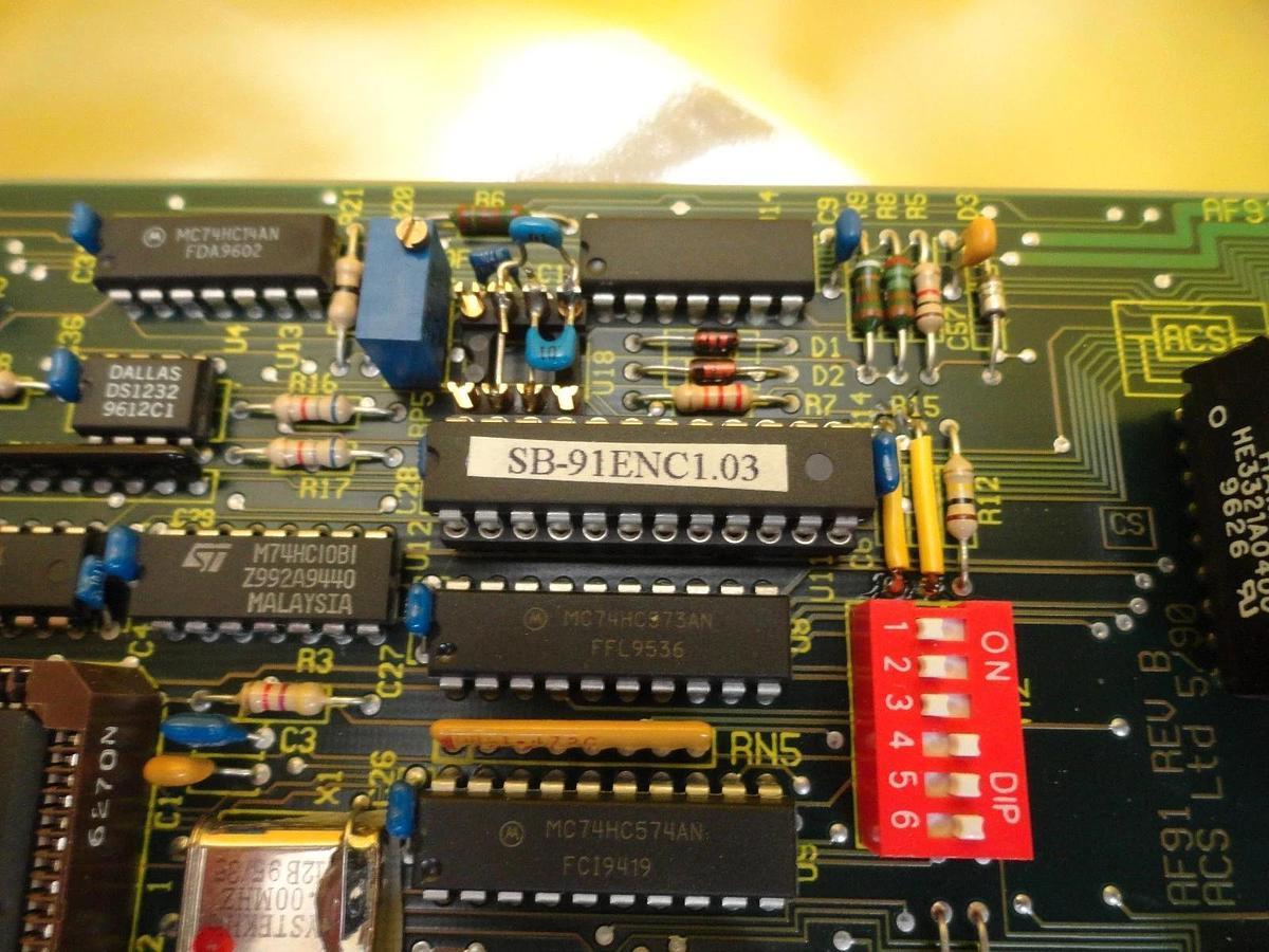 Used ACS Electronics AF91 Controller PCB Card AMAT Orbot WF 736 DUO Used