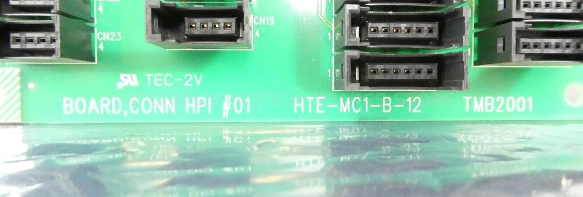 Used TEL Tokyo Electron HTE-MC1-B-12 Connector PCB TMB2001 HPI #01 Lithius Working