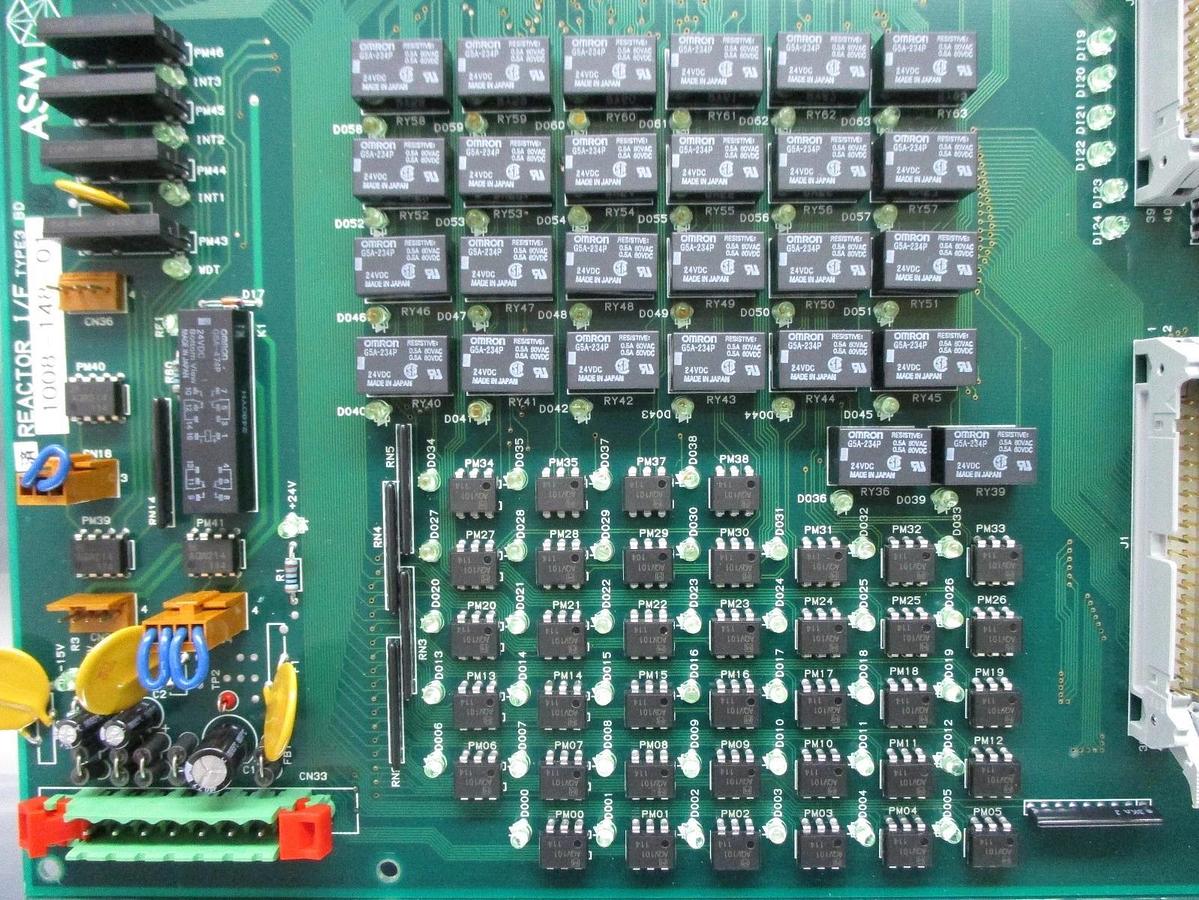Used ASM Advanced Semiconductor Materials 1008-148-01 Reactor I/F Type 3 PCB Used